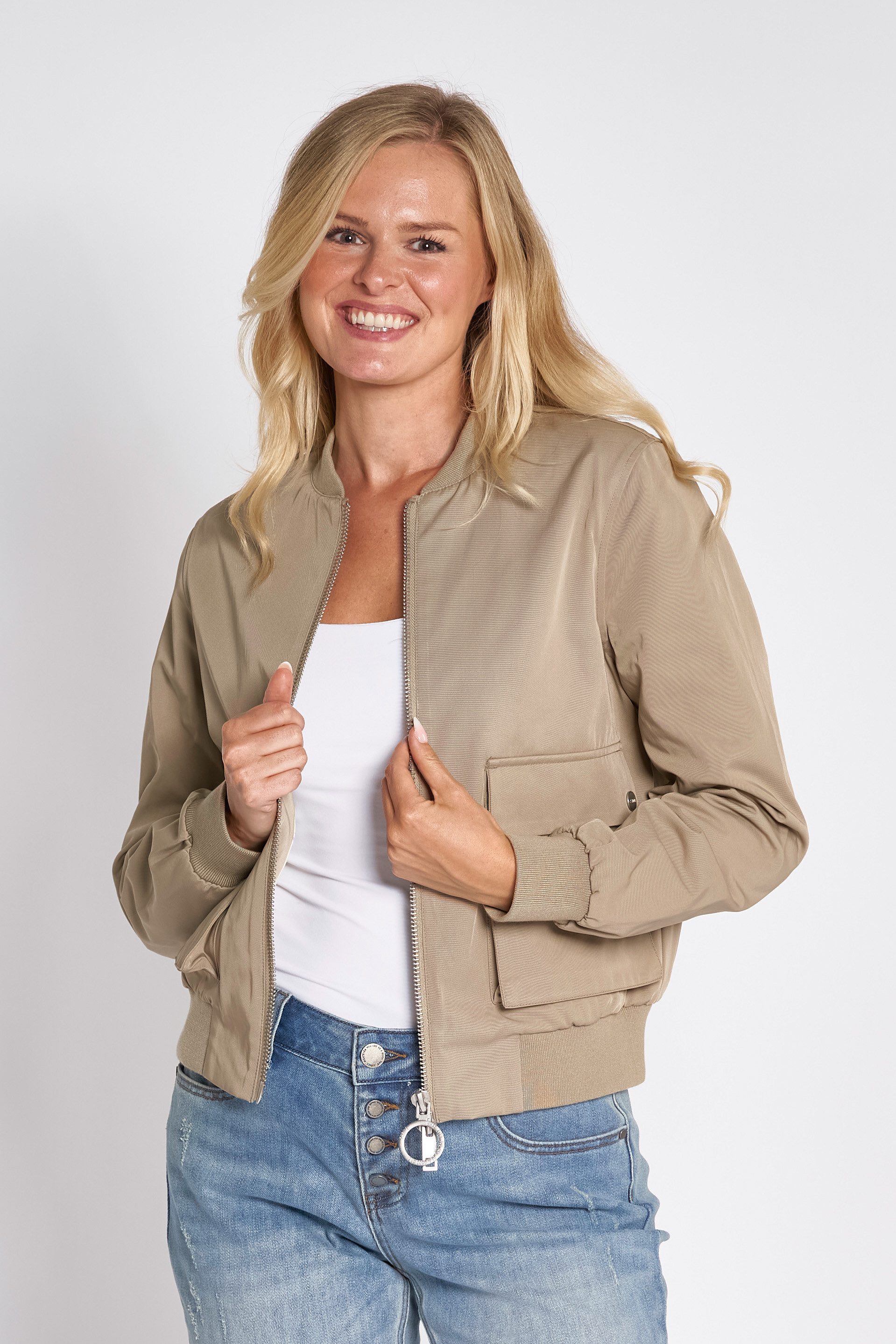Zhrill Blouson in Unifarbe günstig online kaufen
