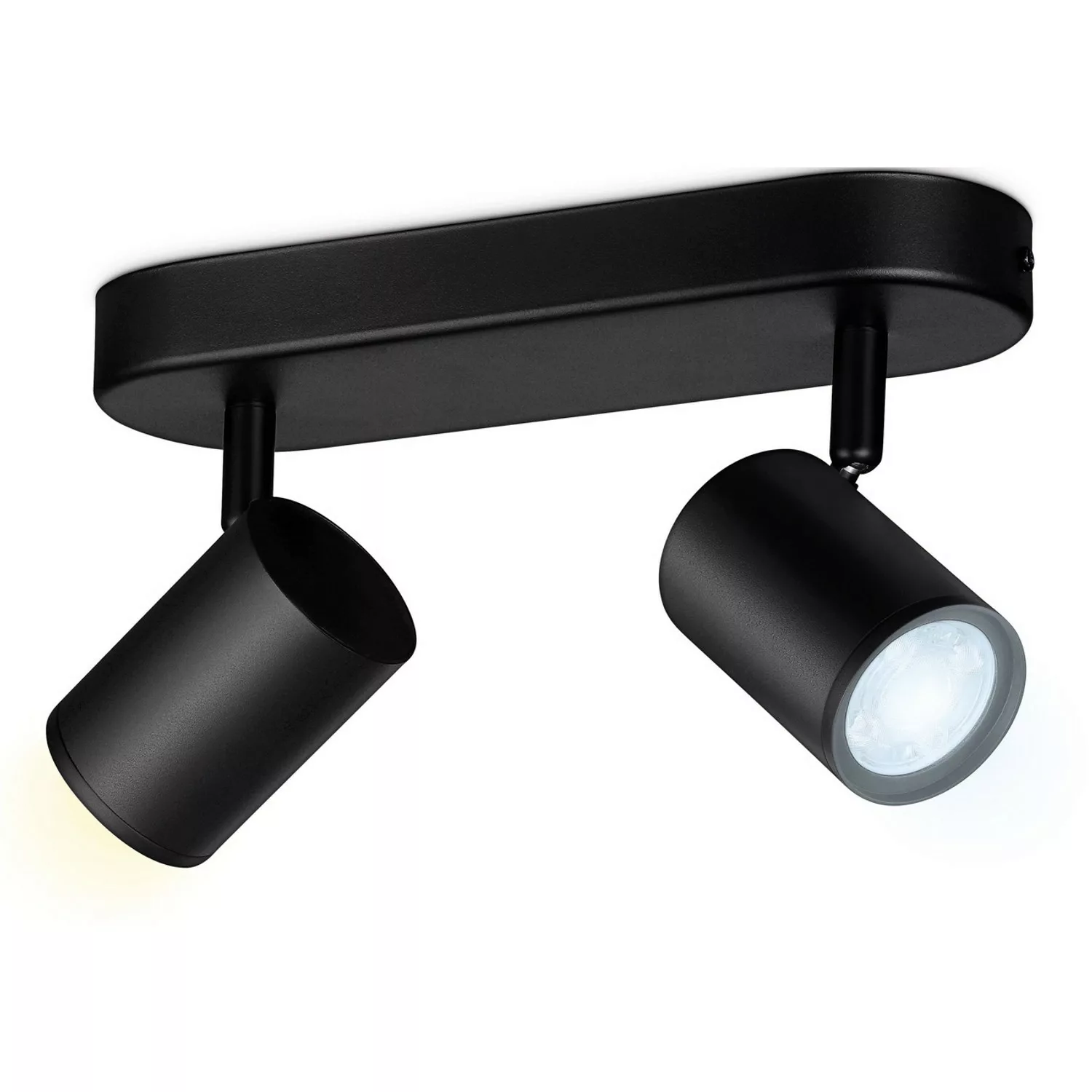 WiZ Imageo LED-Spot 2-flg. 2.700-6.500 K, schwarz günstig online kaufen