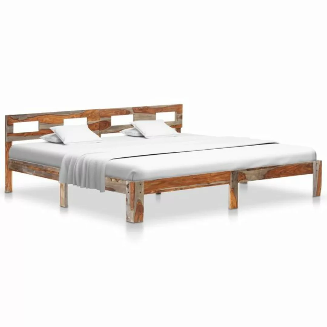 furnicato Bett Massivholzbett Palisander 200x200 cm günstig online kaufen