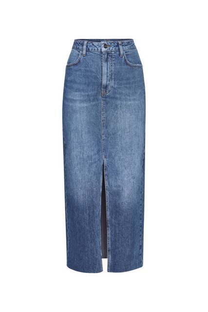 Rich & Royal A-Linien-Rock Blue denim pencil skirt günstig online kaufen