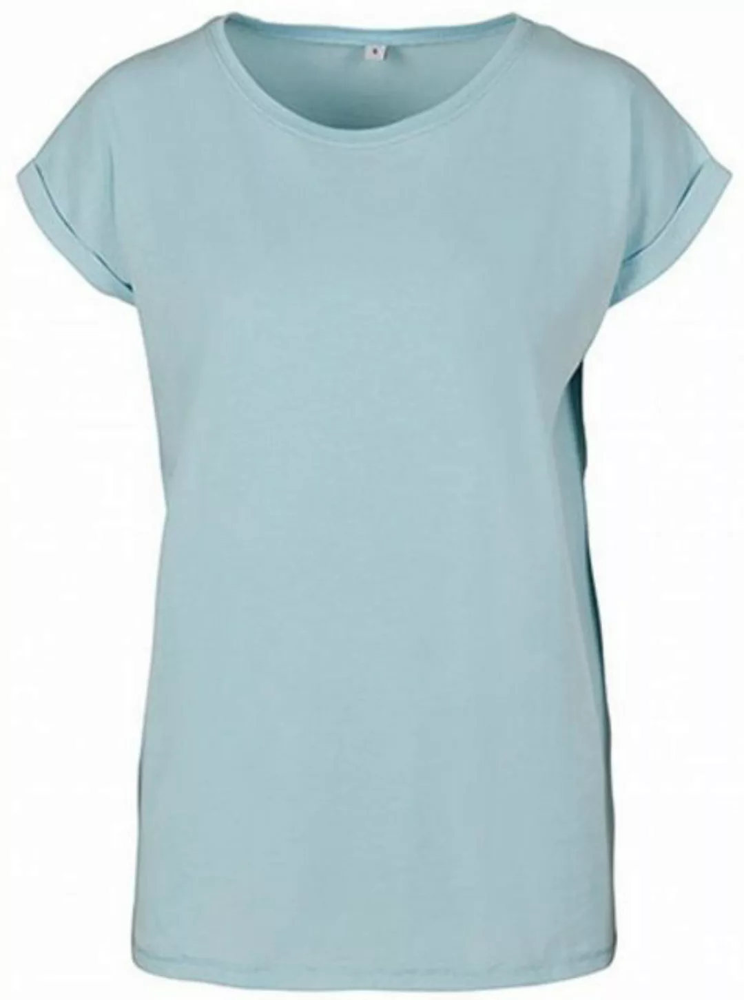 Build Your Brand Rundhalsshirt Ladies Extended Shoulder Damen T-Shirt günstig online kaufen