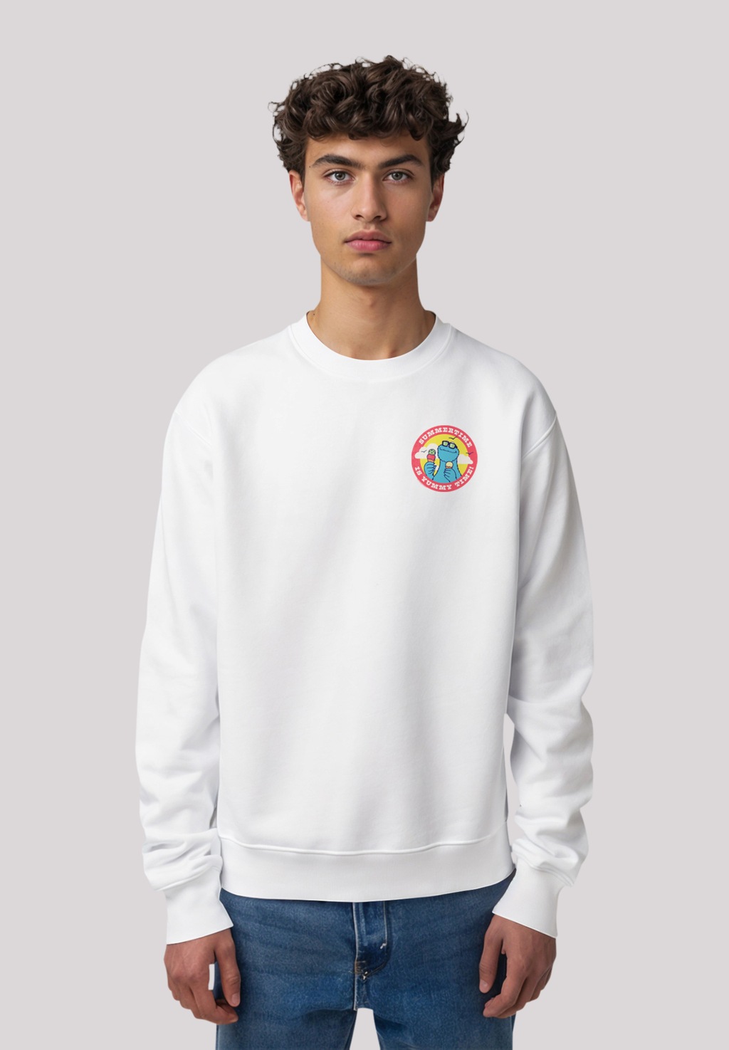 F4NT4STIC Sweatshirt "Sesamstraße Cookie Monster Yummy", Premium Qualität günstig online kaufen