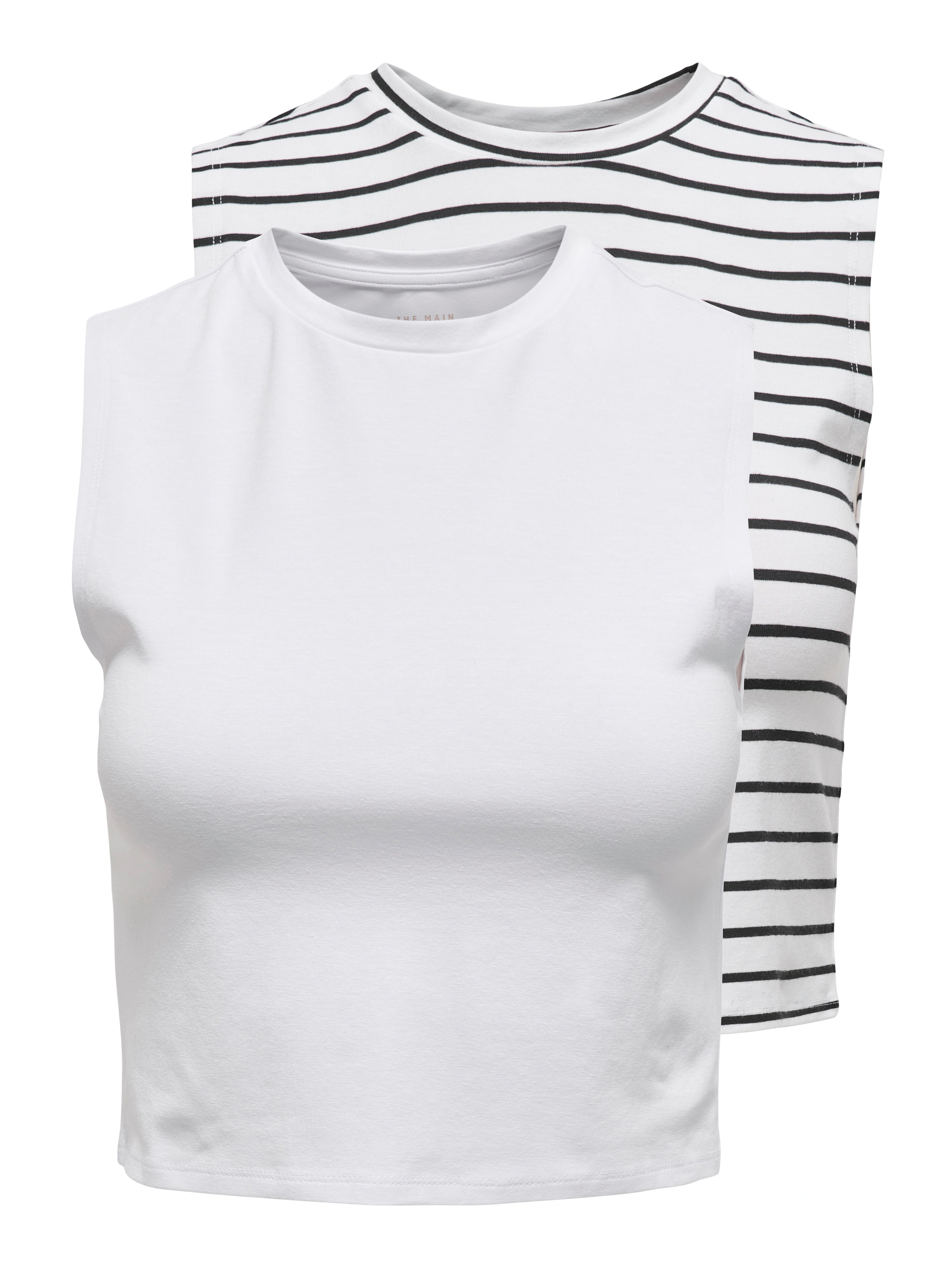 ONLY Crop-Top "ONLCHOICE S/L 2-PACK TOP BOX JRS", (Packung, 2 tlg.) günstig online kaufen