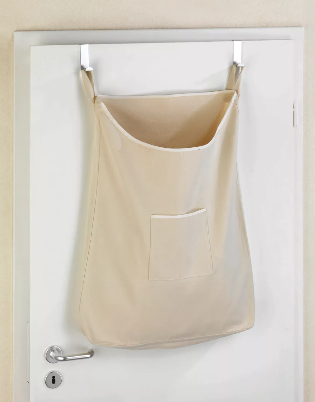 WENKO Über-Tür Wäschesammler Canguro Beige, 65 l silber günstig online kaufen