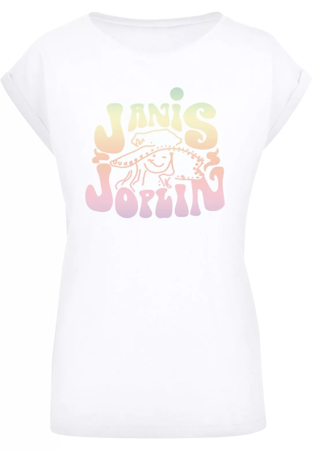 F4NT4STIC T-Shirt "Janis Joplin Pastel Logo", Print günstig online kaufen