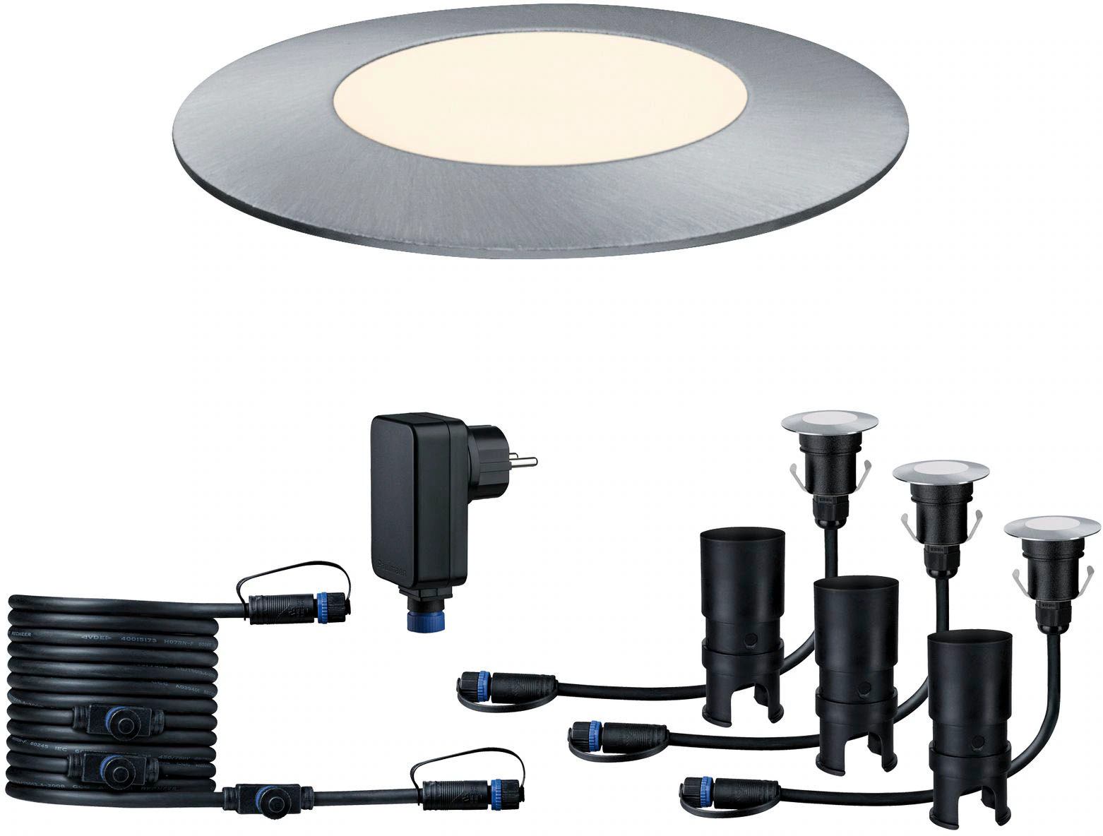 Paulmann LED Einbauleuchte "Plug & Shine", 3 flammig, Leuchtmittel LED-Modu günstig online kaufen