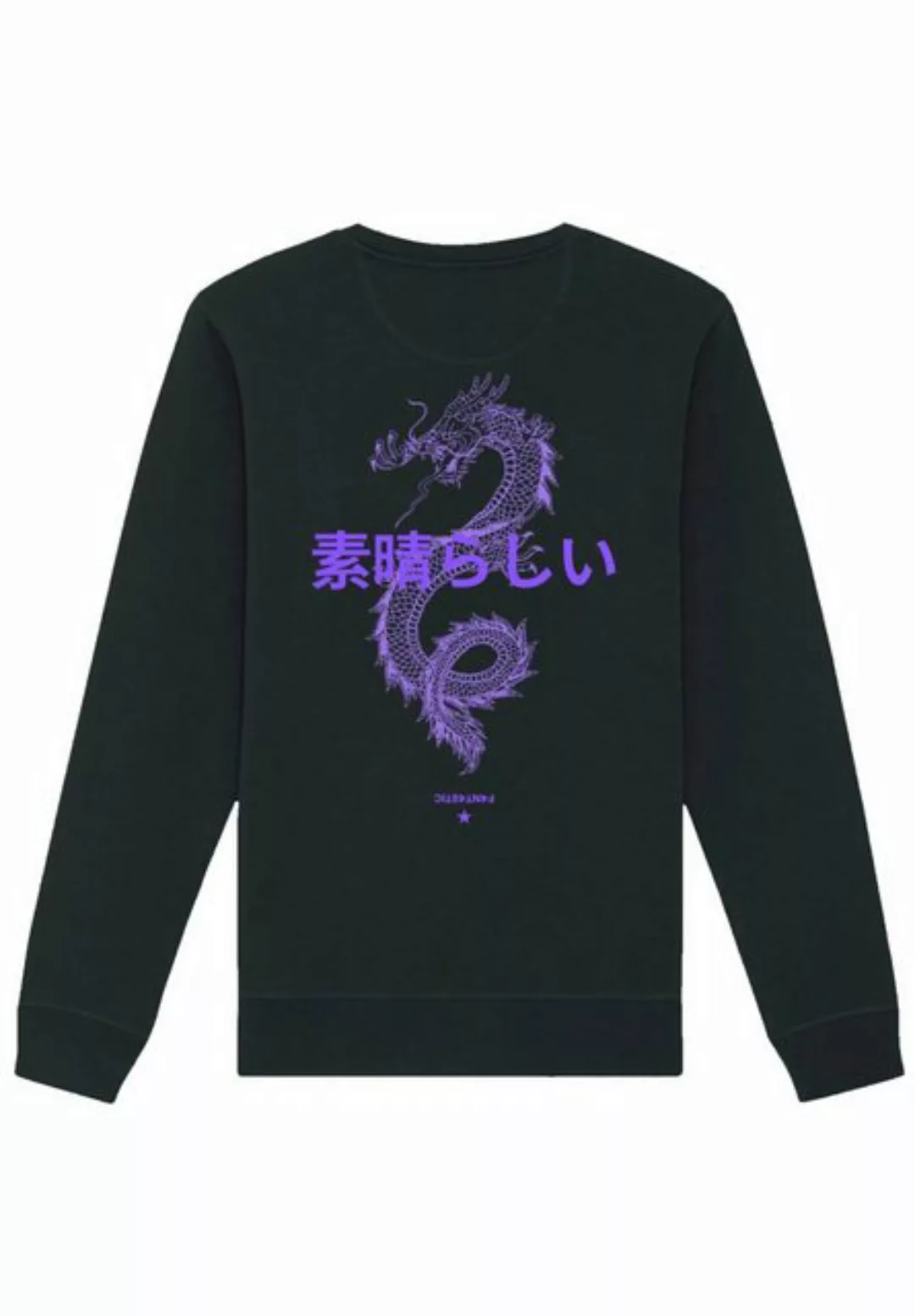 F4NT4STIC Sweatshirt Drache Japan Print günstig online kaufen
