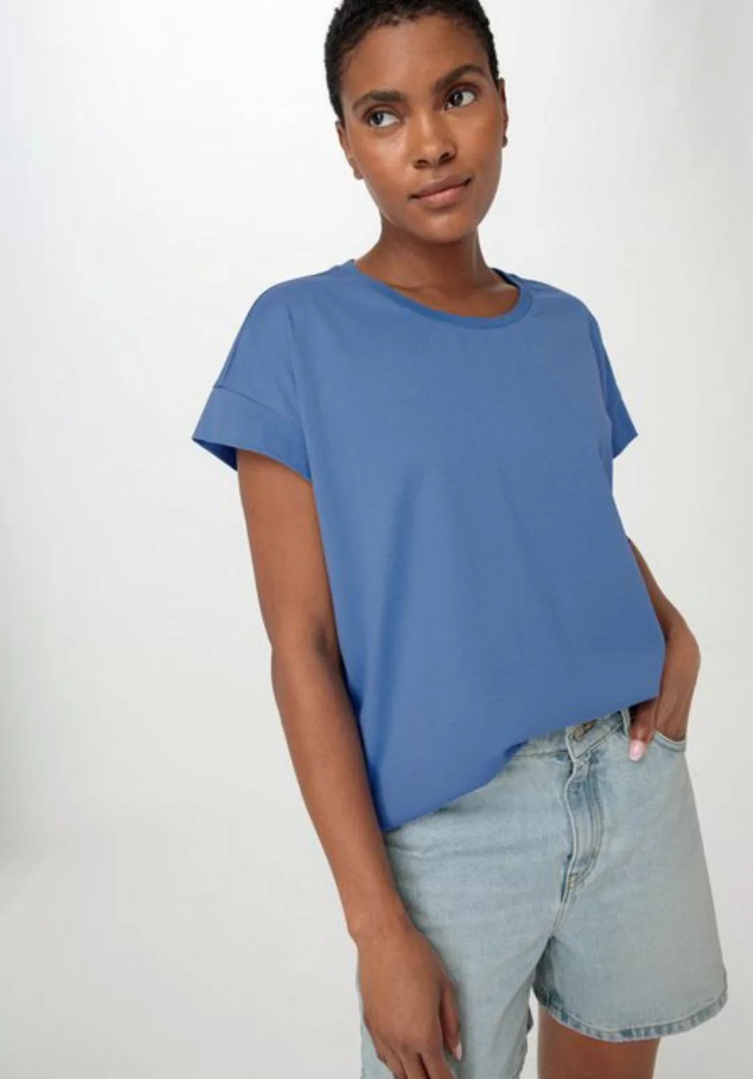 Hessnatur T-Shirt Relaxed aus reiner Bio-Baumwolle (1-tlg) günstig online kaufen