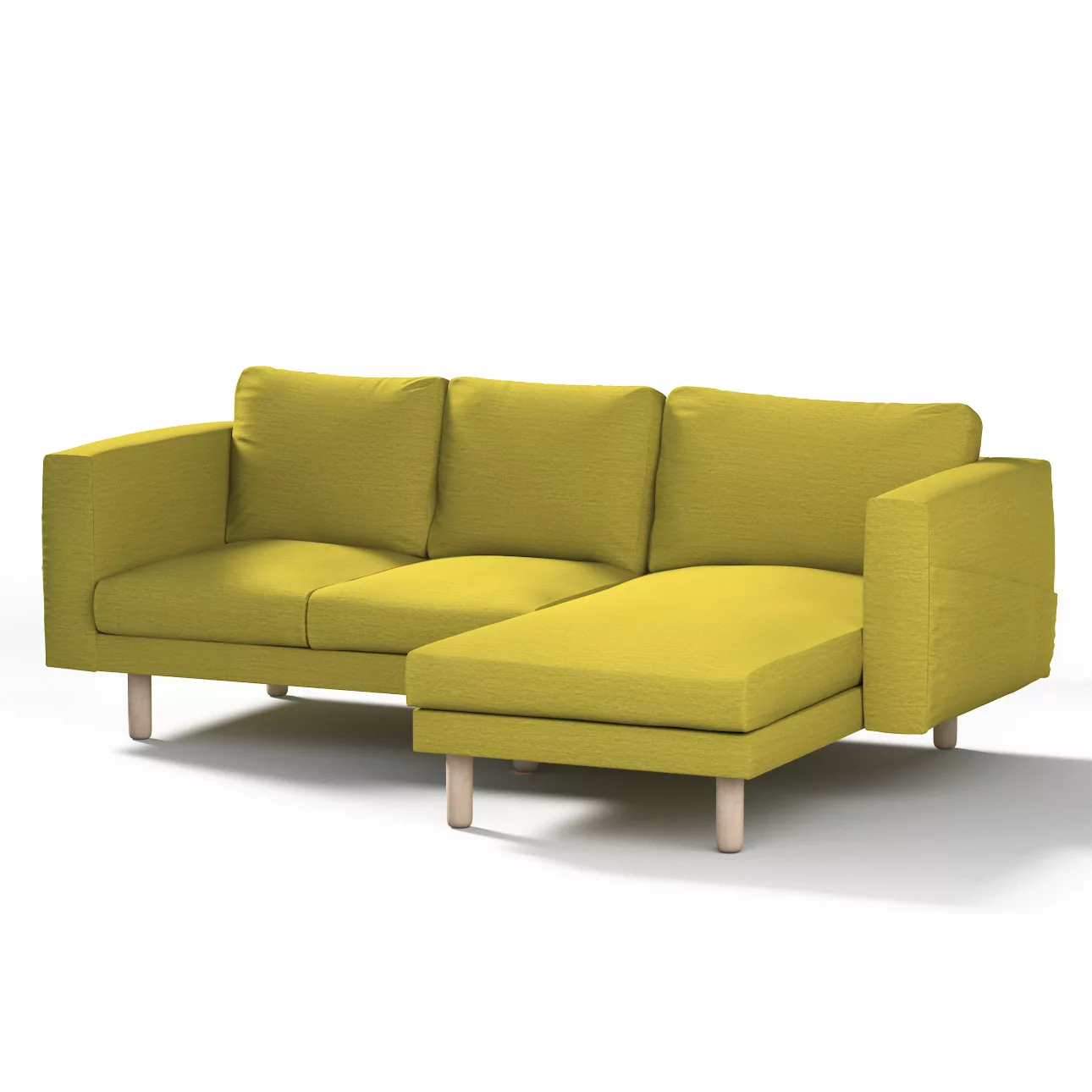 Bezug für Norsborg 3-Sitzer Sofa mit Recamiere, grün, Norsborg Bezug für 3- günstig online kaufen