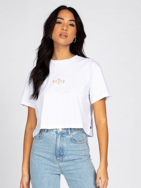 Rusty T-Shirt RUSTY SUNRISE RELAXED FIT CROP TEE günstig online kaufen