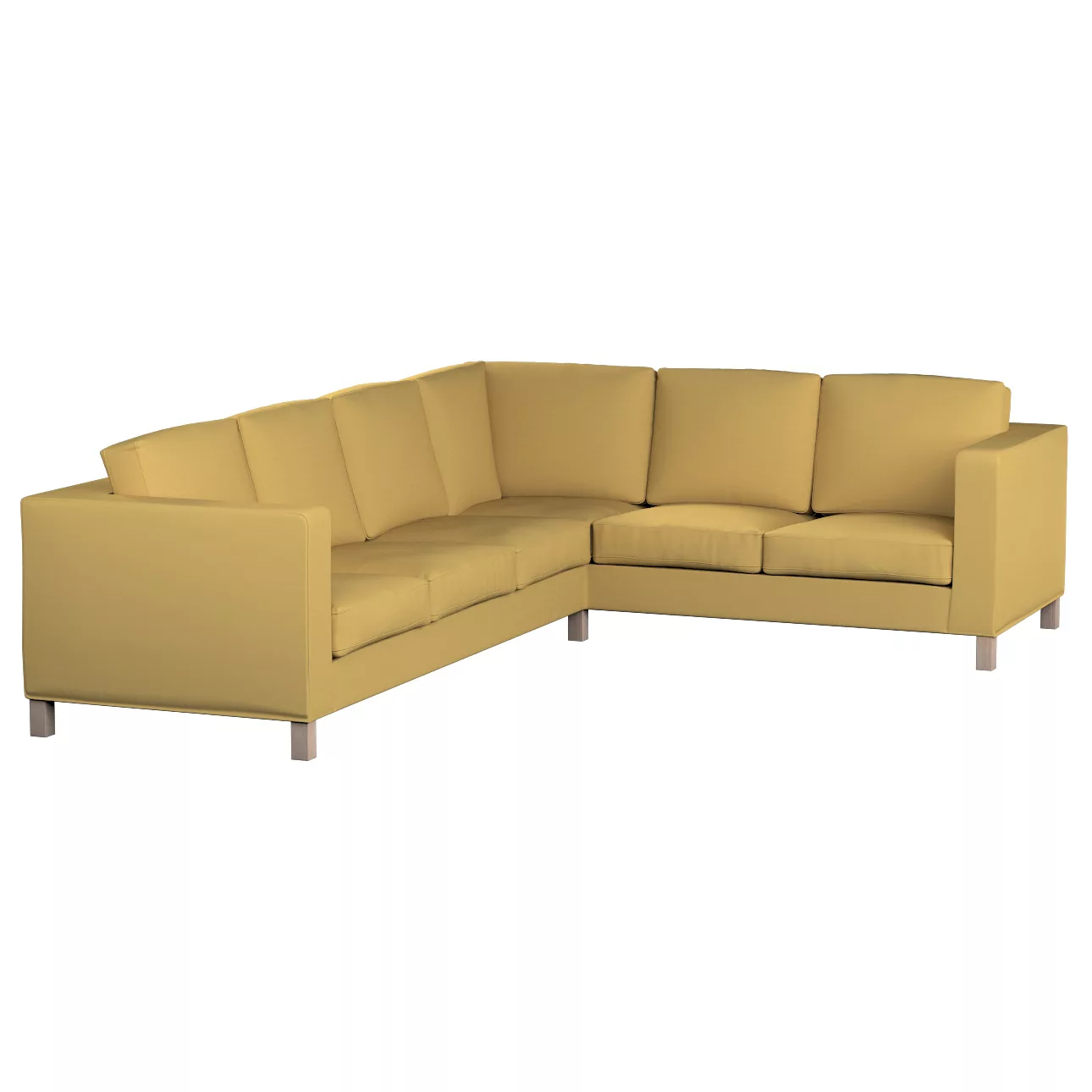 Bezug für Karlanda Sofa Ecke links, chiffongelb, 36cm x 30cm x 50cm, Cotton günstig online kaufen