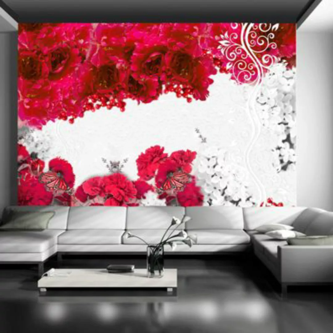 artgeist Fototapete Colors of spring: red mehrfarbig Gr. 200 x 140 günstig online kaufen