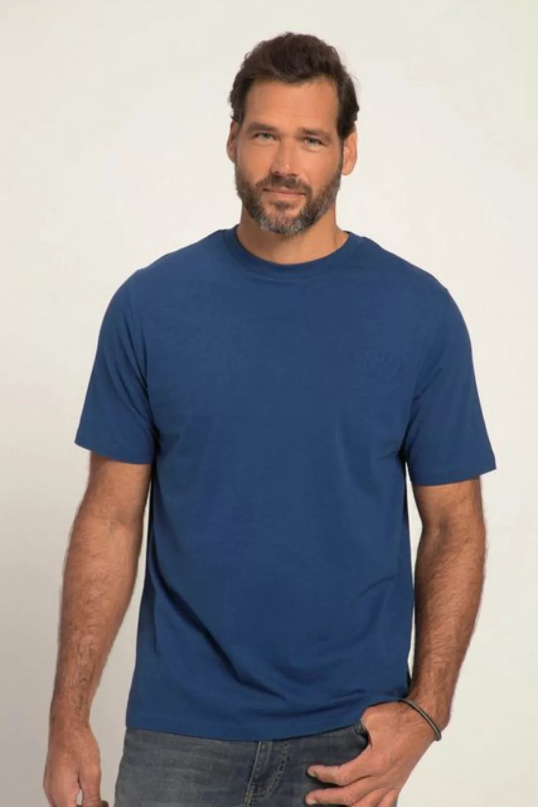 JP1880 T-Shirt T-Shirt Halbarm Melange-Jersey günstig online kaufen