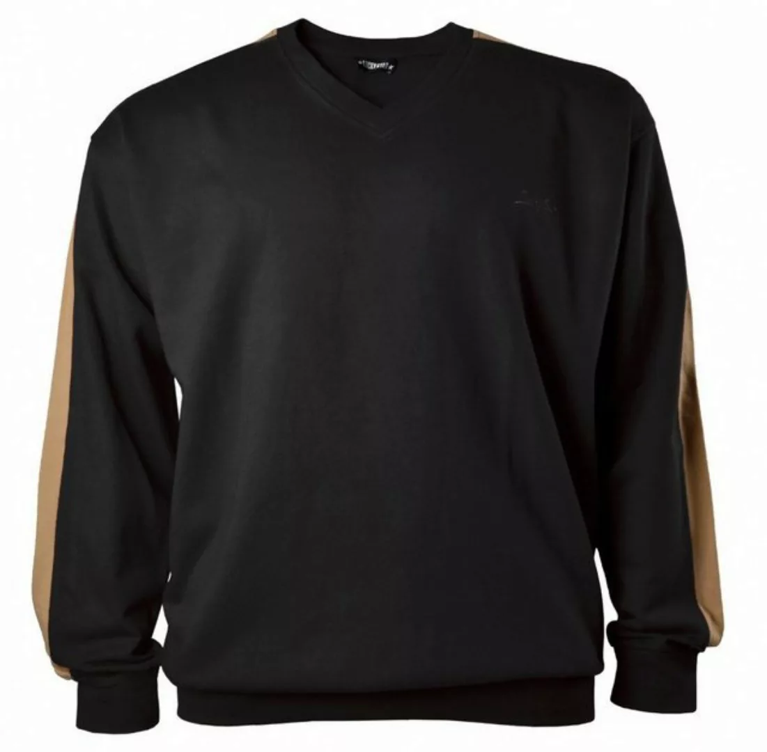 Lucky Star Sweater Übergrößen Lucky Star Sweatshirt mit Einsätzen schwarz-c günstig online kaufen