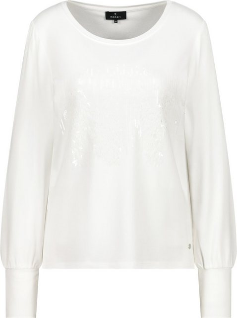 Monari 2-in-1-Langarmshirt Shirt mit Pailletten off-white günstig online kaufen