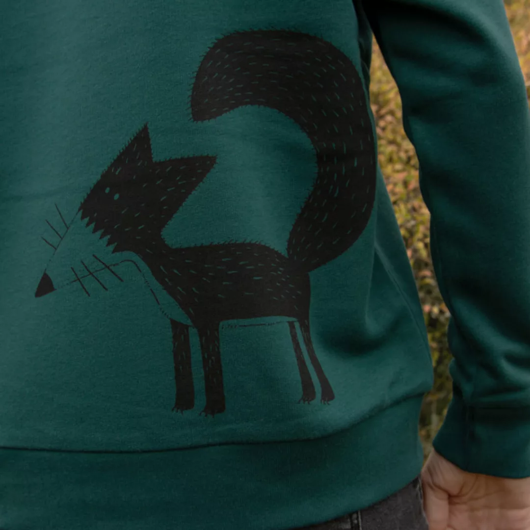 Damen Pullover Fuchs In Glazed Green günstig online kaufen