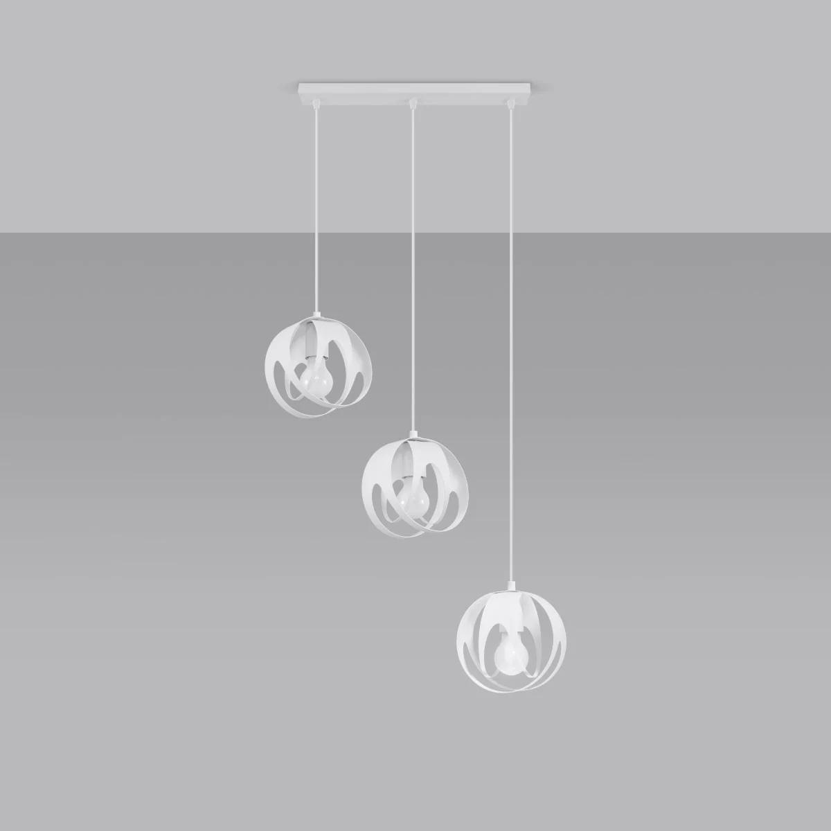 SOLLUX lighting Hängeleuchte »TULOS«, 3 flammig, Leuchtmittel E27   ohne Le günstig online kaufen