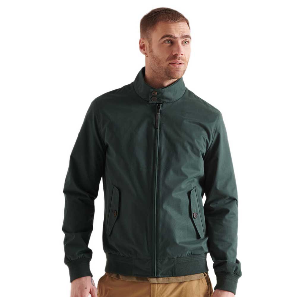 Superdry Iconic Harrington Jacke XL Forest Green günstig online kaufen