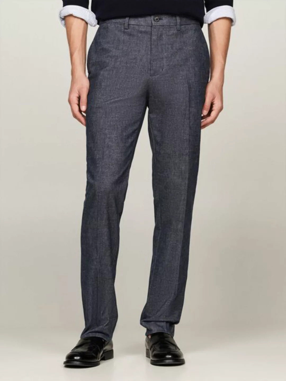 Tommy Hilfiger 5-Pocket-Hose DC DENTON BRUSHED MARL meliertes Design, mit B günstig online kaufen