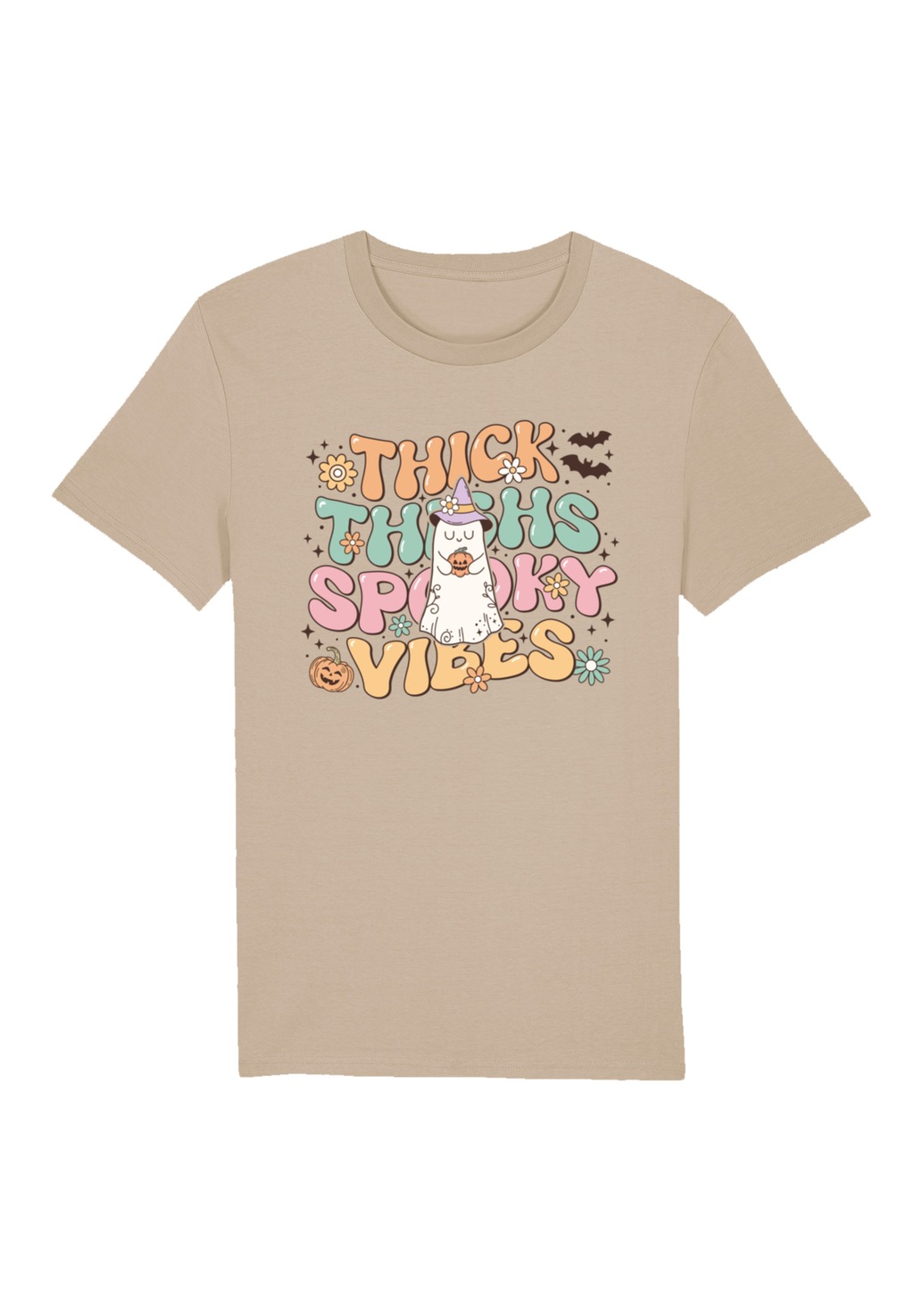 F4NT4STIC T-Shirt "Retro Halloween Thick Thighs Spooky Vibes", Premium Qual günstig online kaufen