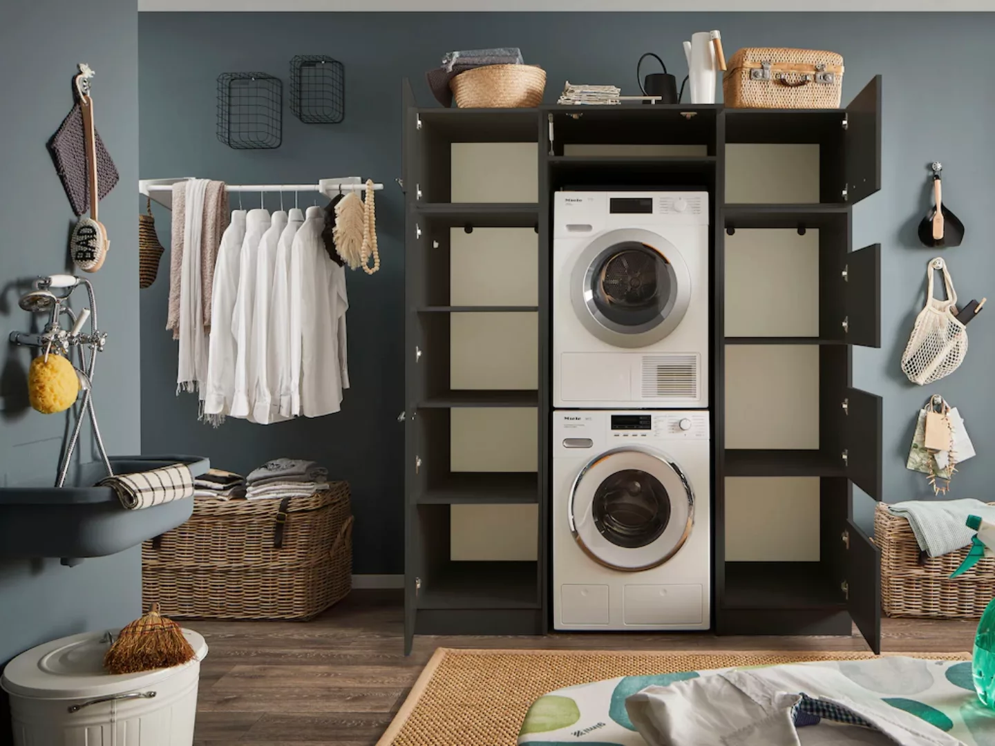 Laundreezy Mehrzweckschrank-Set LAUNDREEZY LDLK3, Breite 167,5 günstig online kaufen