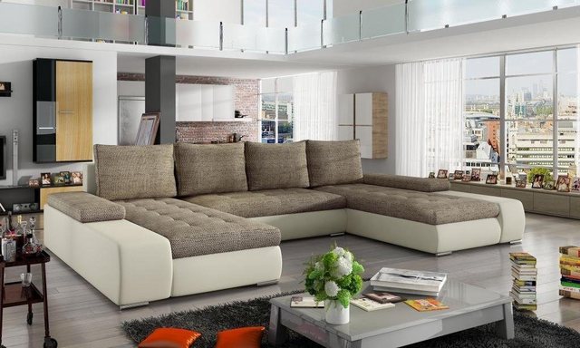 Xlmoebel Ecksofa Luxuriöse Wohnlandschaft Sofa Polsterecke Textil, Hergeste günstig online kaufen