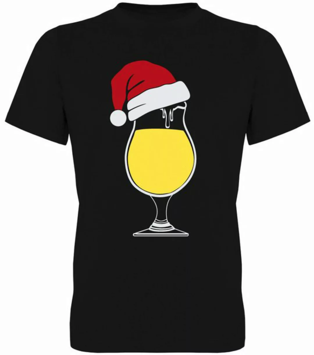 G-graphics T-Shirt Weihnachtsbierglas Herren T-Shirt mit trendigem Frontpri günstig online kaufen