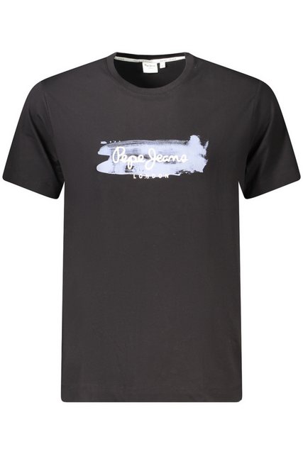 Pepe Jeans T-Shirt Herren T-Shirt Schwarz aus Nachhaltiger Baumwolle günstig online kaufen