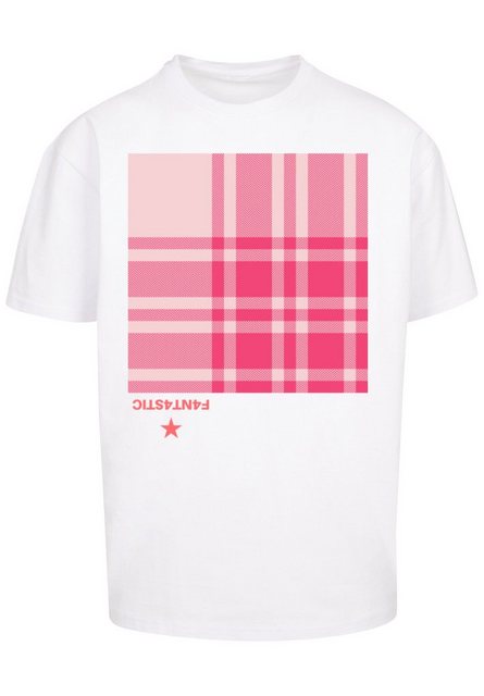 F4NT4STIC T-Shirt Karo Pink Print günstig online kaufen