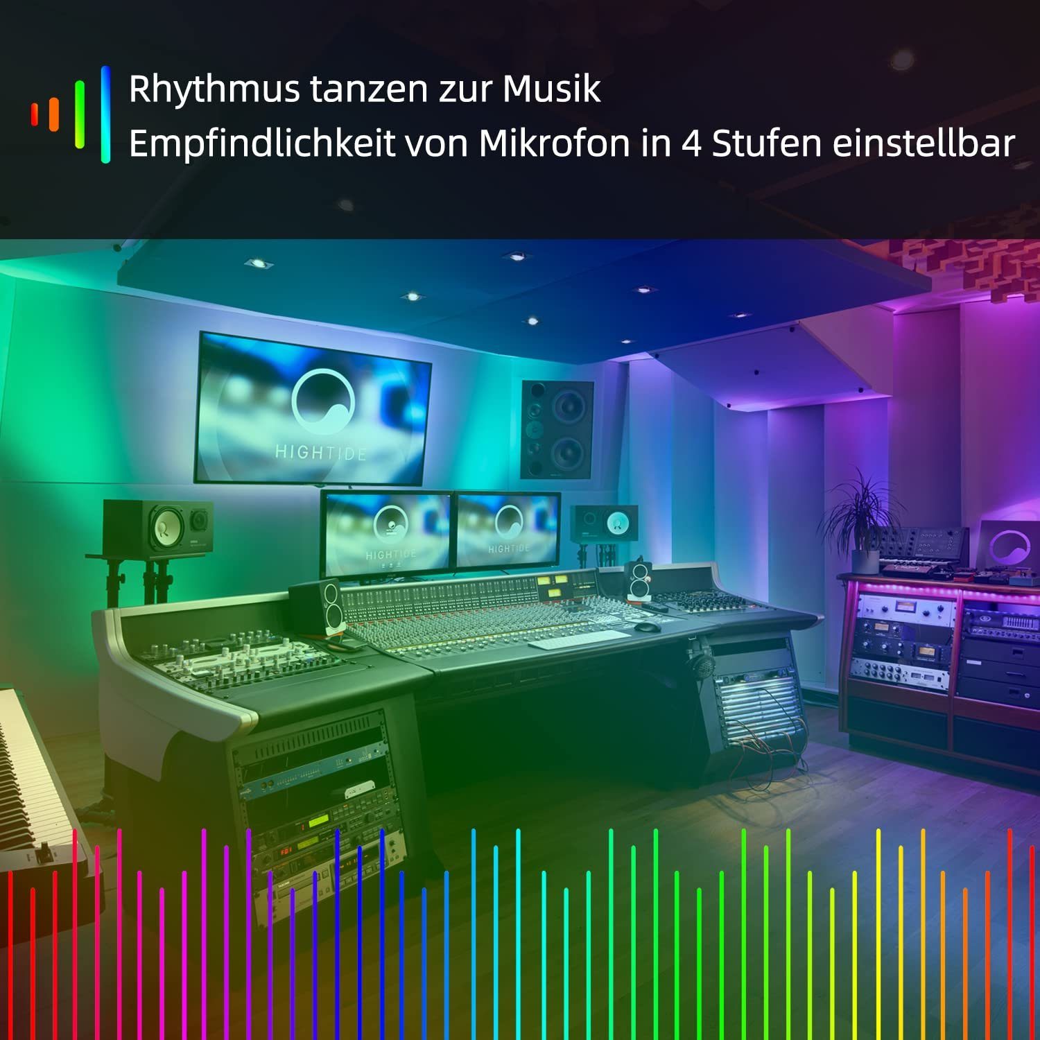 Nettlife LED Stripe Selbstklebend RGB APP-Steuerung günstig online kaufen
