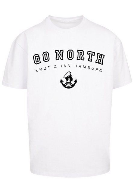 F4NT4STIC T-Shirt "Go North Knut & Jan Hamburg", Print günstig online kaufen