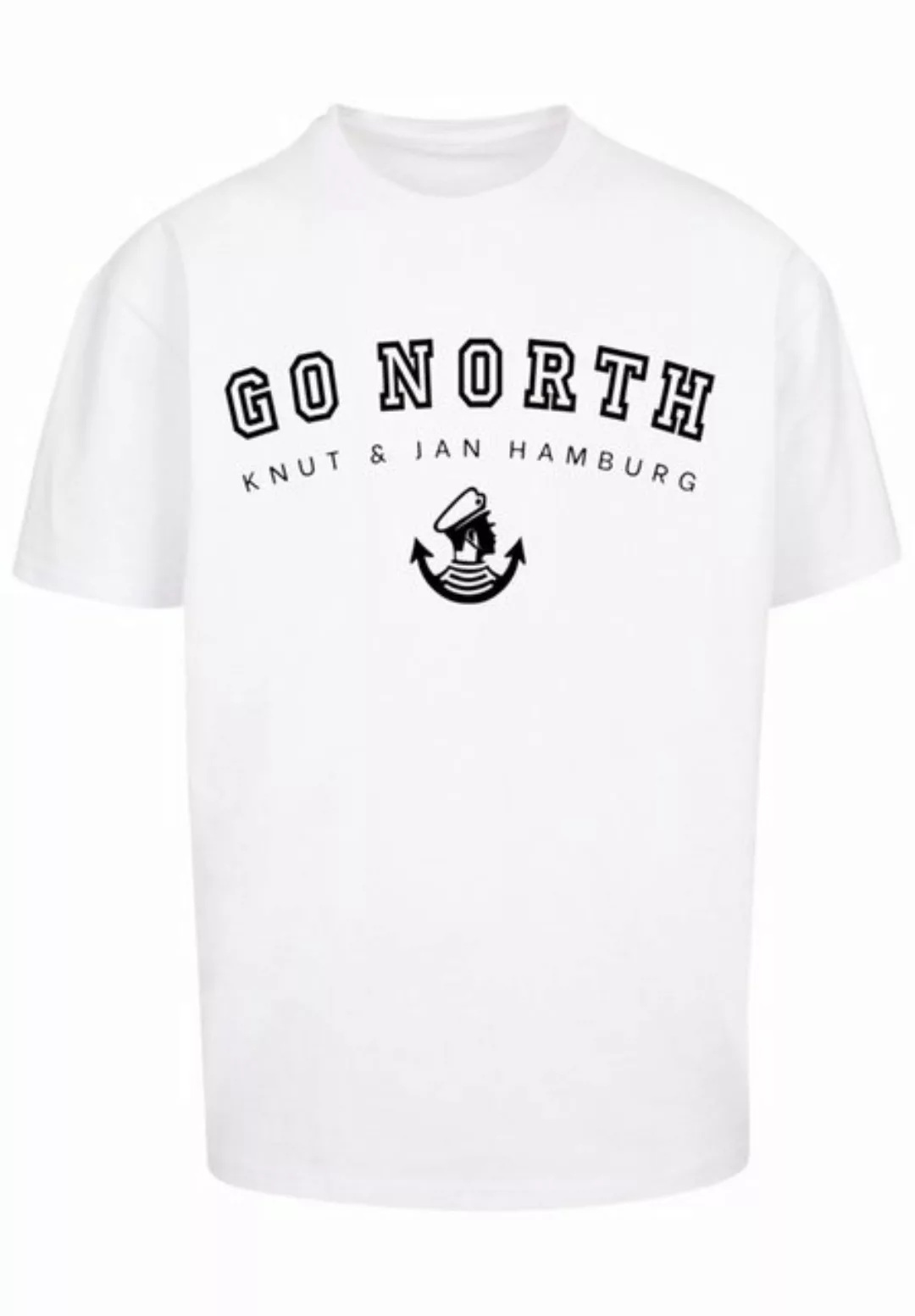 F4NT4STIC T-Shirt "Go North Knut & Jan Hamburg", Print günstig online kaufen