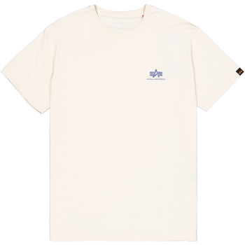Alpha Industries  T-Shirts & Poloshirts Basic T-Shirt SL - vintage white günstig online kaufen