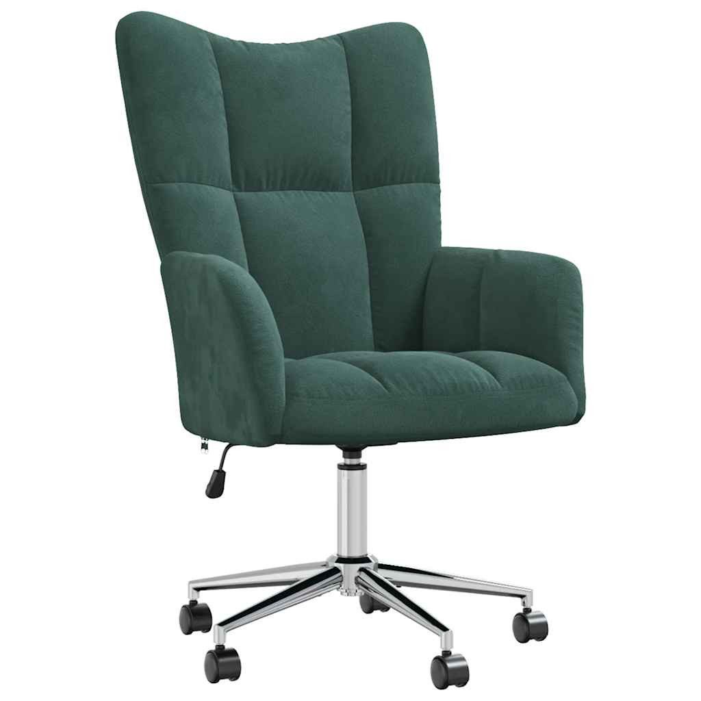 vidaXL Sessel Relaxsessel Dunkelgrün Samt (1-St) günstig online kaufen