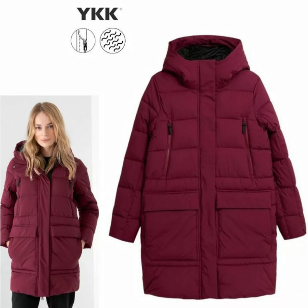 4f H4z21-kudp Lange Jacke XS Burgundy günstig online kaufen