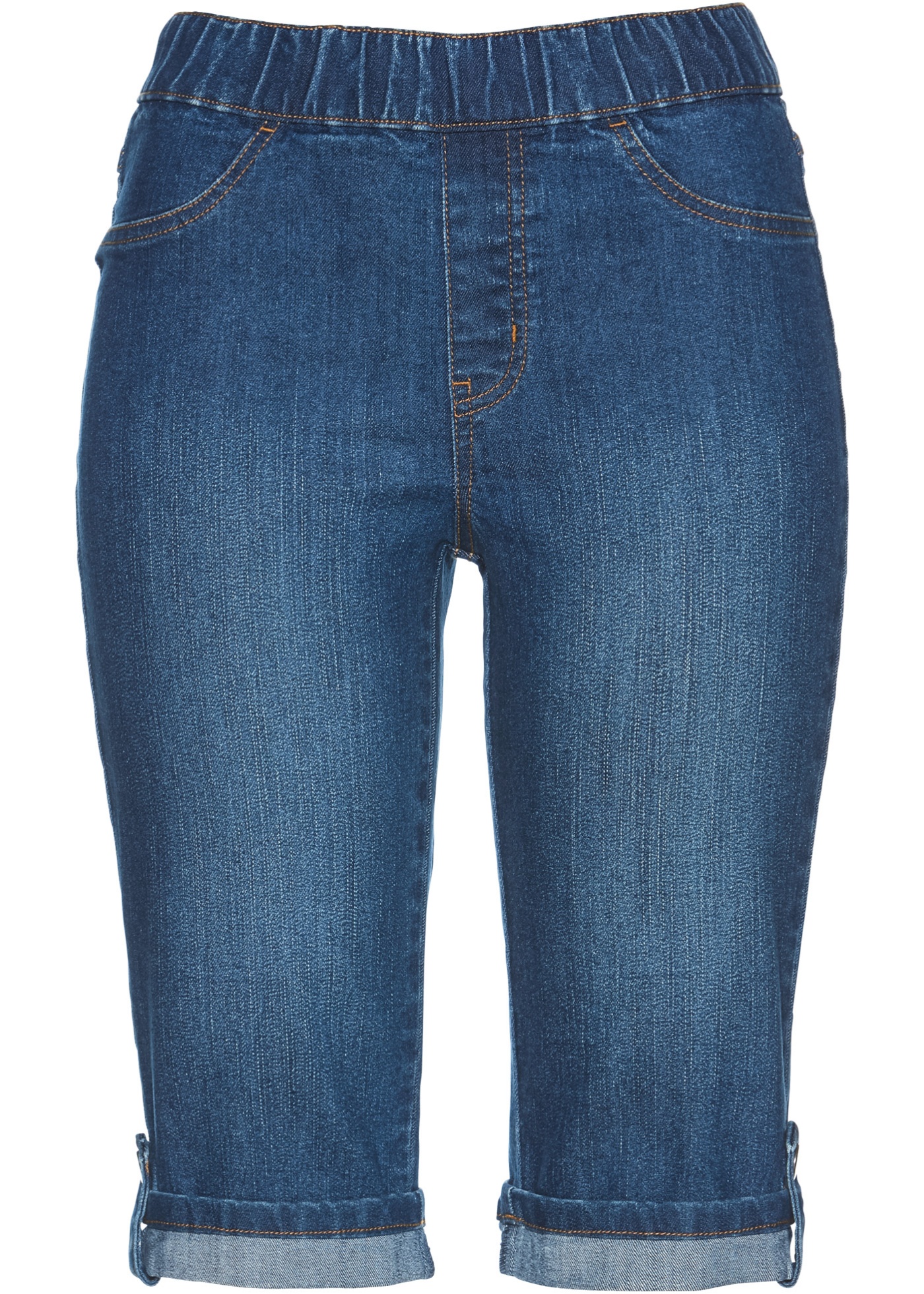 Jeans-Bermuda mit Rundumgummizug günstig online kaufen