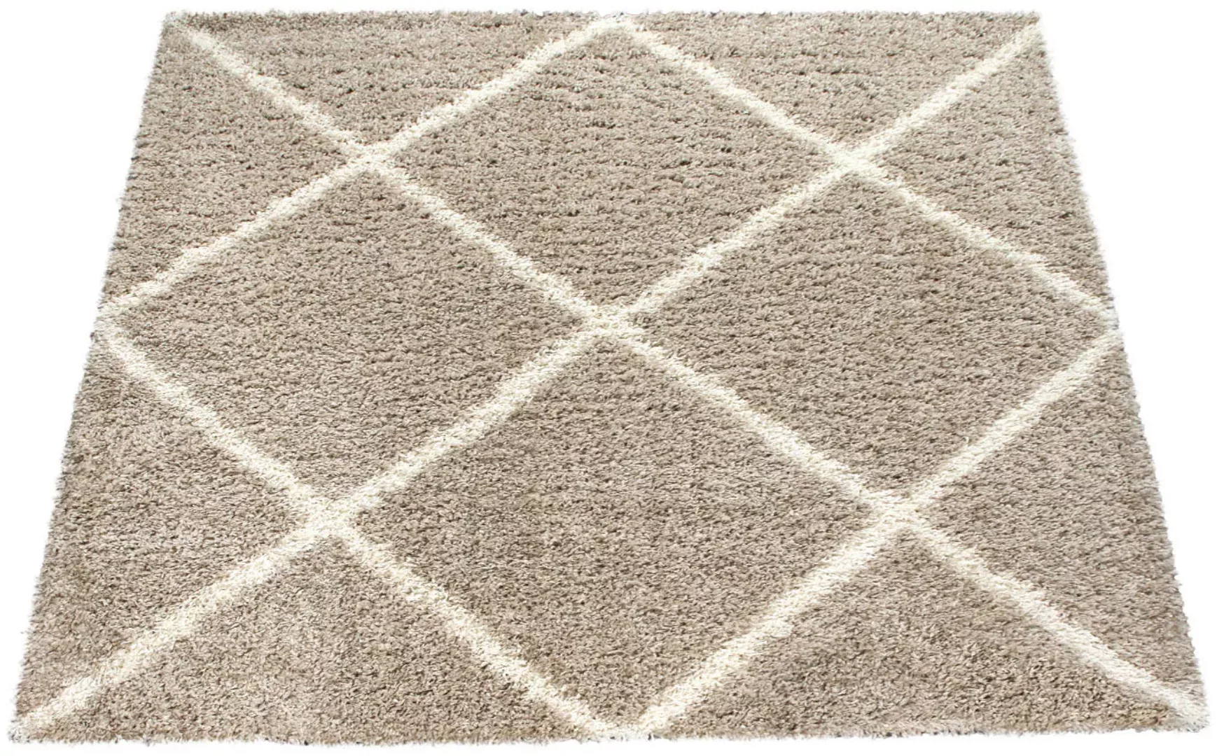 Paco Home Hochflor-Teppich »Kalmar 441«, rechteckig, 40 mm Höhe, Scandi Des günstig online kaufen