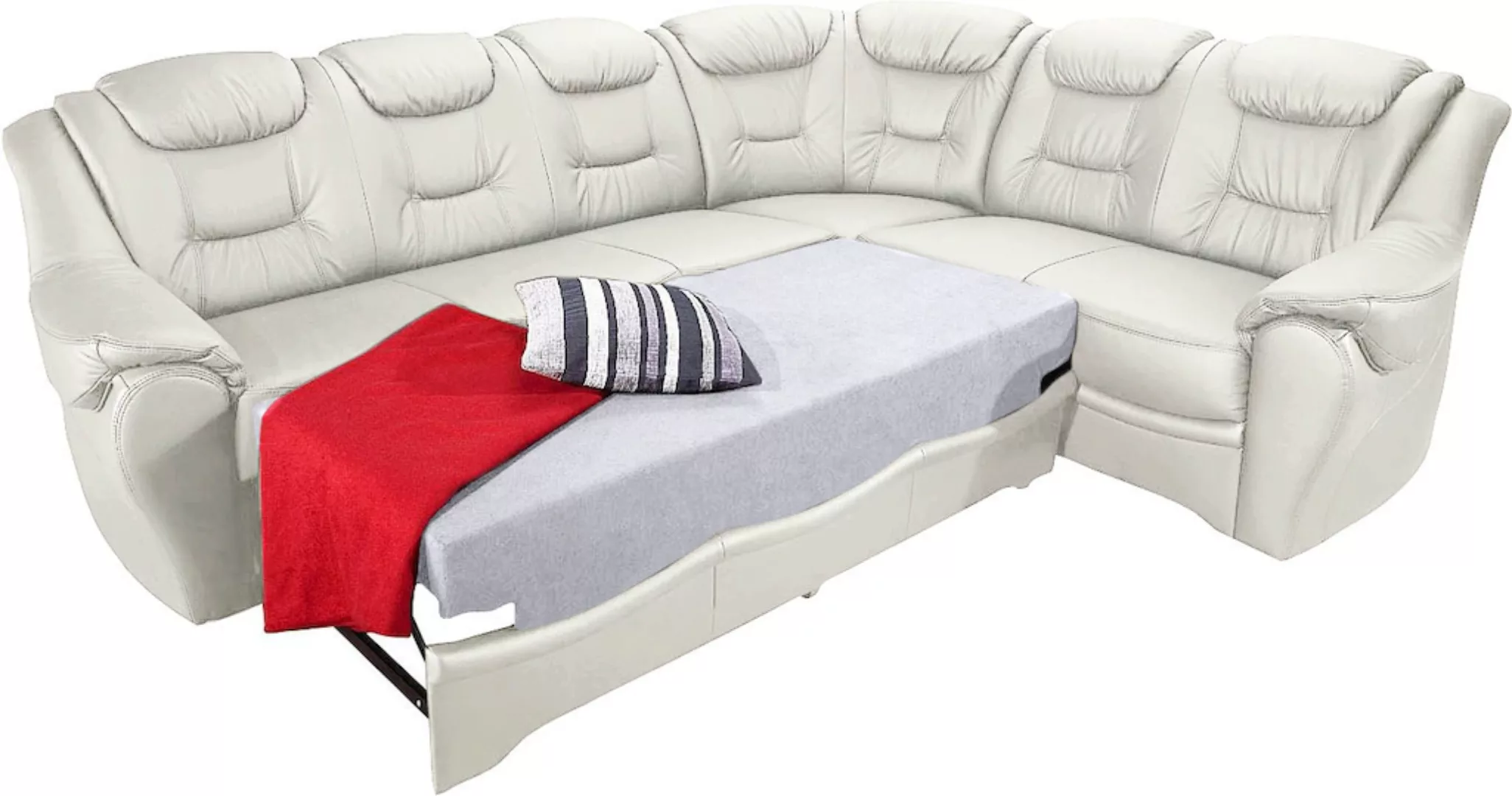 sit&more Ecksofa "Bellevue L-Form", wahlweise mit Bettfunktion günstig online kaufen