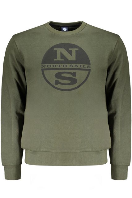 North Sails Sweatshirt Grünes Herren-Sweatshirt: Langarm, Rundhals günstig online kaufen