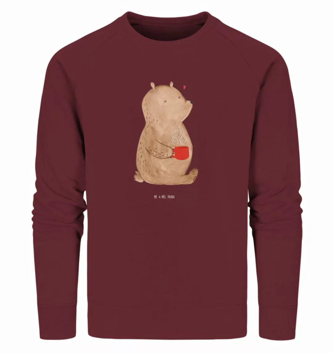 Mr. & Mrs. Panda Longpullover Größe XXL Bär Morgenkaffee - Burgundy - Gesch günstig online kaufen