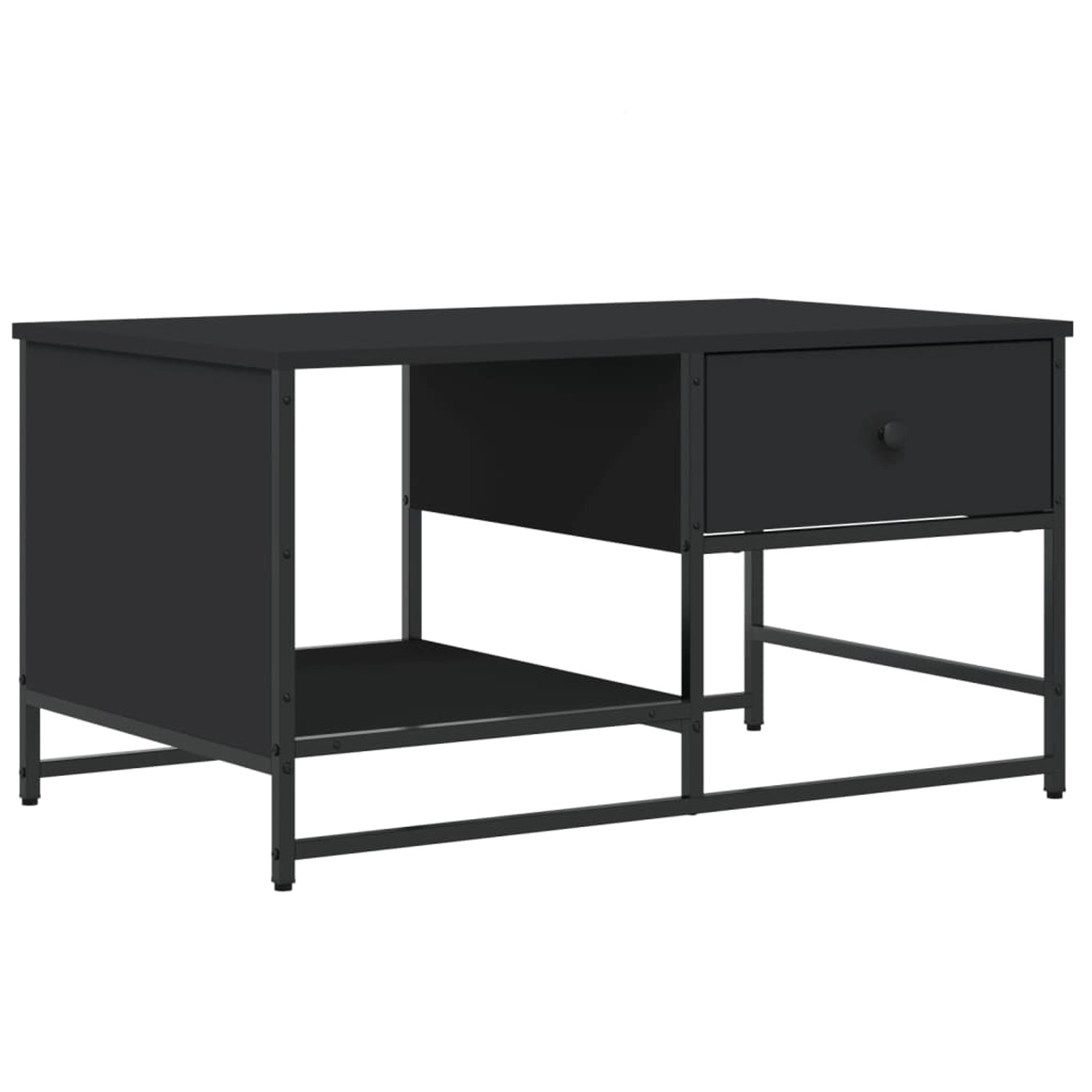 vidaXL Couchtisch Schwarz 85,5x51x45 cm Holzwerkstoff günstig online kaufen