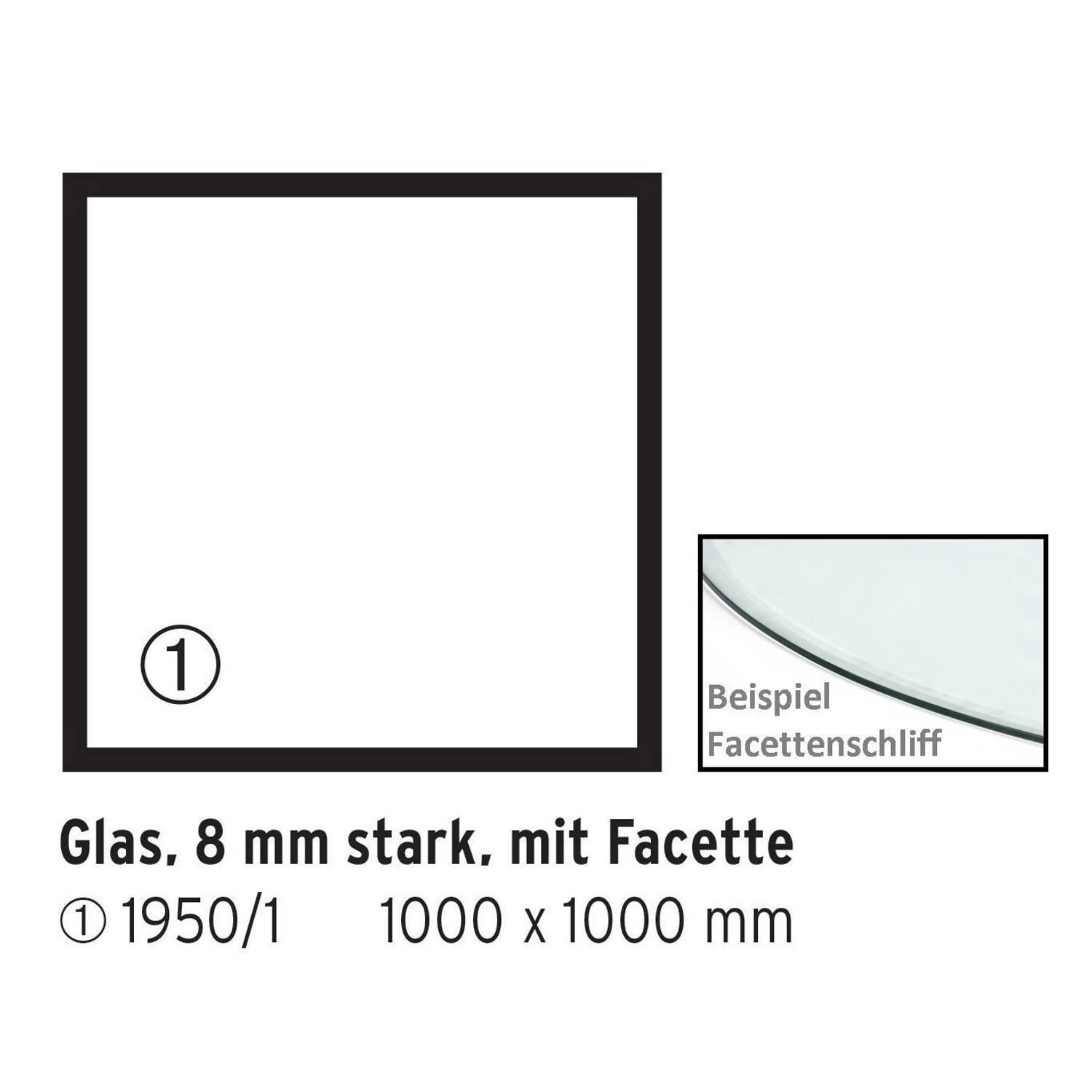 Glasbodenplatte Quadrat günstig online kaufen