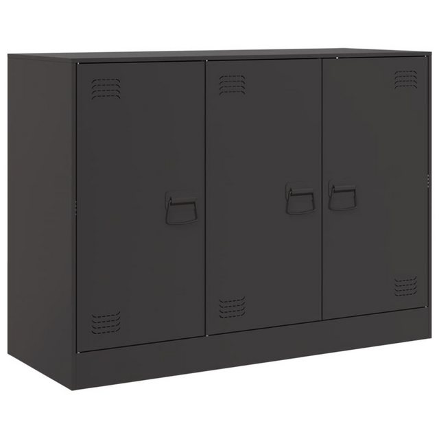 vidaXL Mehrzweckschrank Sideboard Schwarz 99x39x73 cm Stahl günstig online kaufen