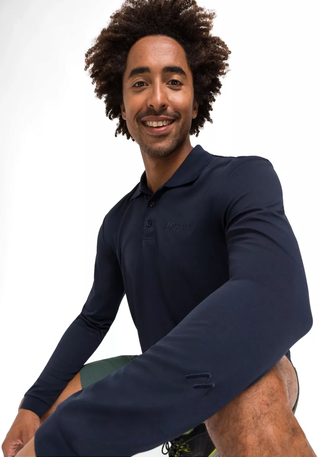 Maier Sports Poloshirt "Ulrich L/S", Herren Funktionsshirt, langarm Freizei günstig online kaufen