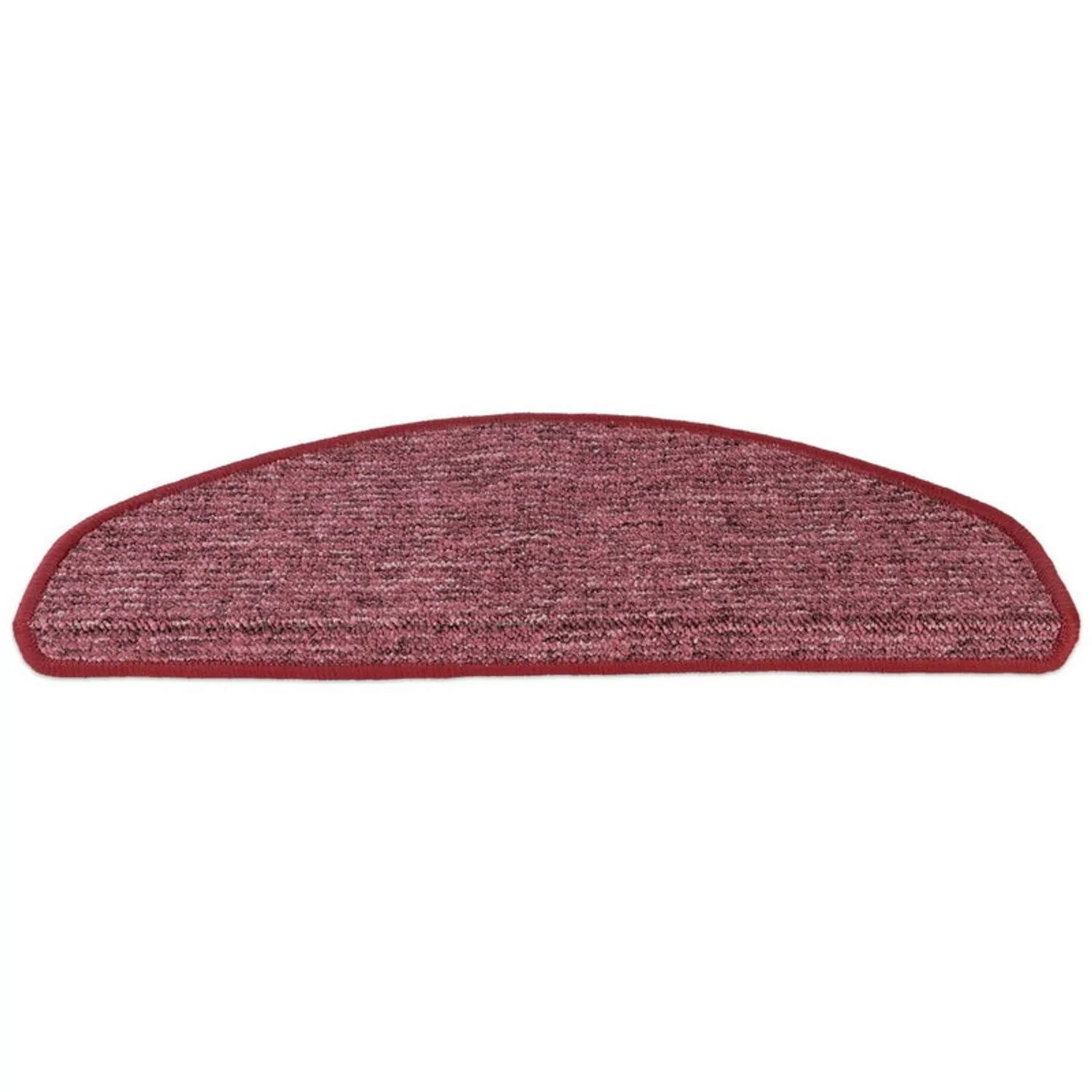 Karat Stufenmatte Alto Selbstklebend Rot Halbrund 23,5 x 65 cm günstig online kaufen