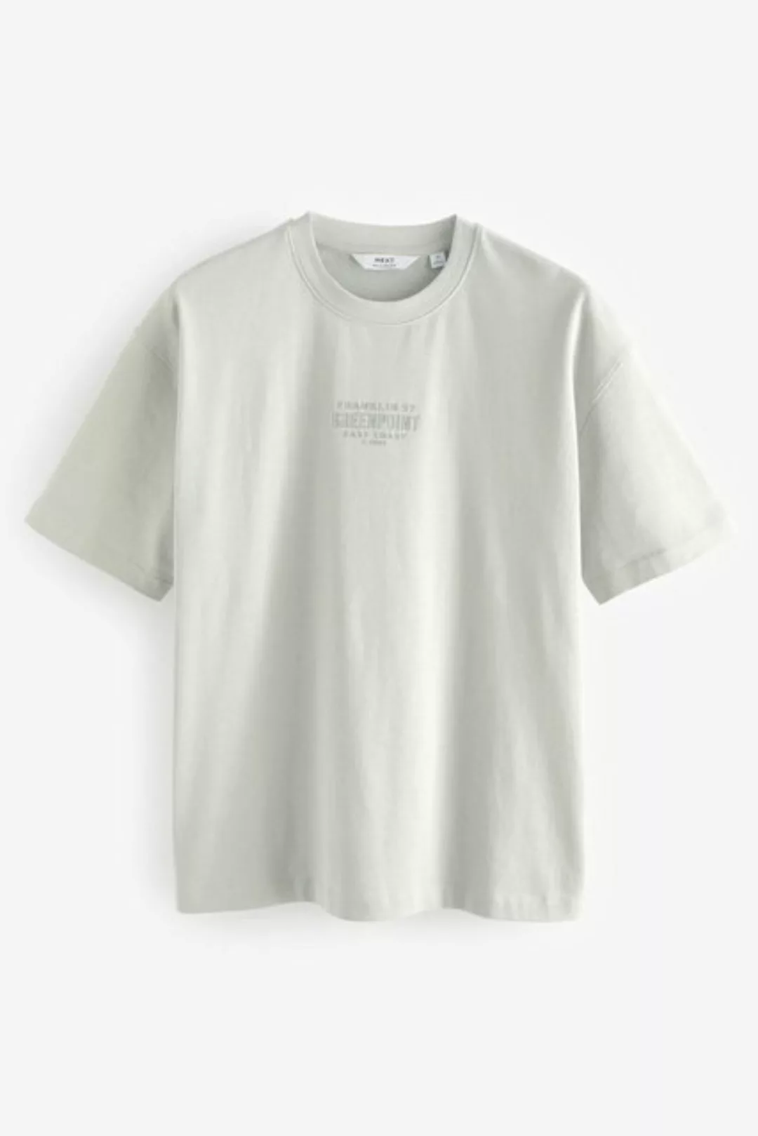Next Print-Shirt Relaxed Fit T-Shirt mit Grafik aus schwerem Stoff (1-tlg) günstig online kaufen