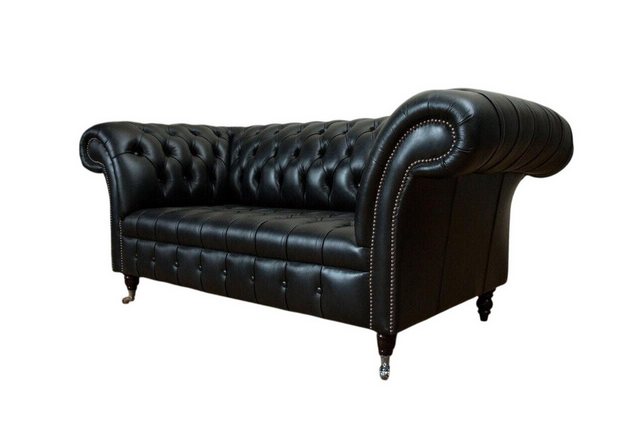 Xlmoebel Sofa Neu Schwarzes Stoffsofa von JVMoebel - Chesterfield Original- günstig online kaufen