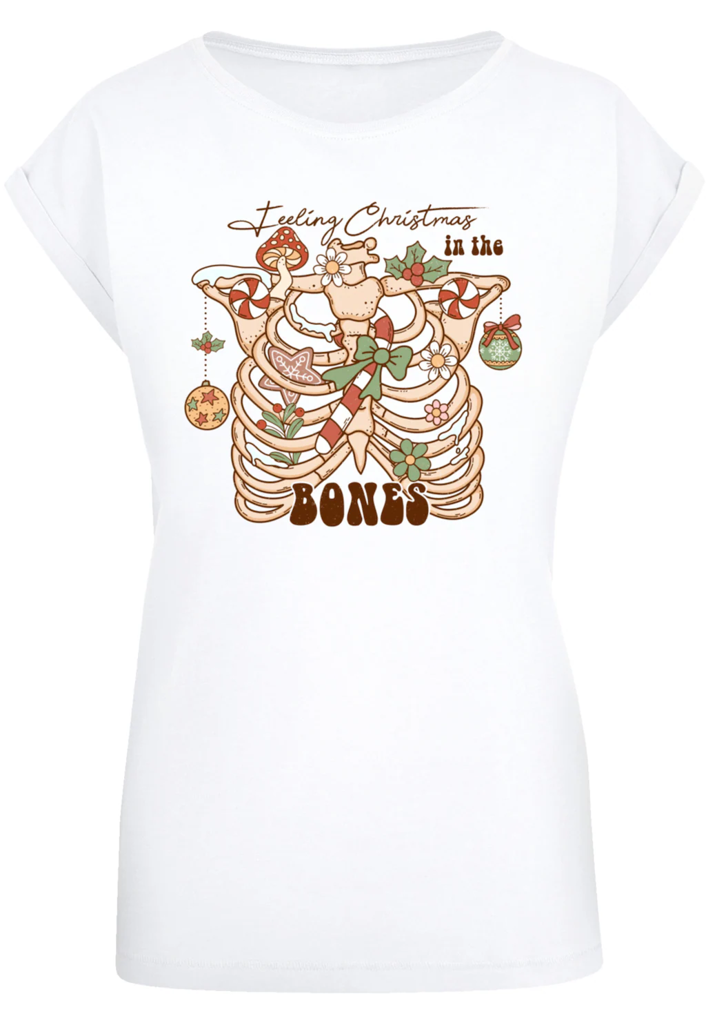 F4NT4STIC T-Shirt Feeling Weihnachten in the bones Premium Qualität, Weihna günstig online kaufen