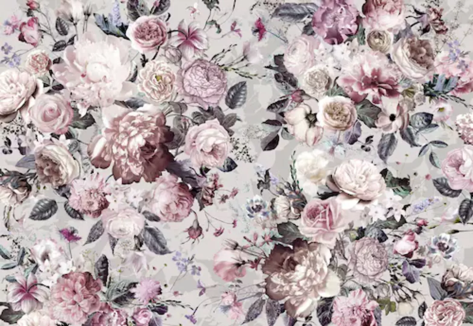 KOMAR Vlies Fototapete - Lovely Blossoms  - Größe 350 x 250 cm mehrfarbig günstig online kaufen