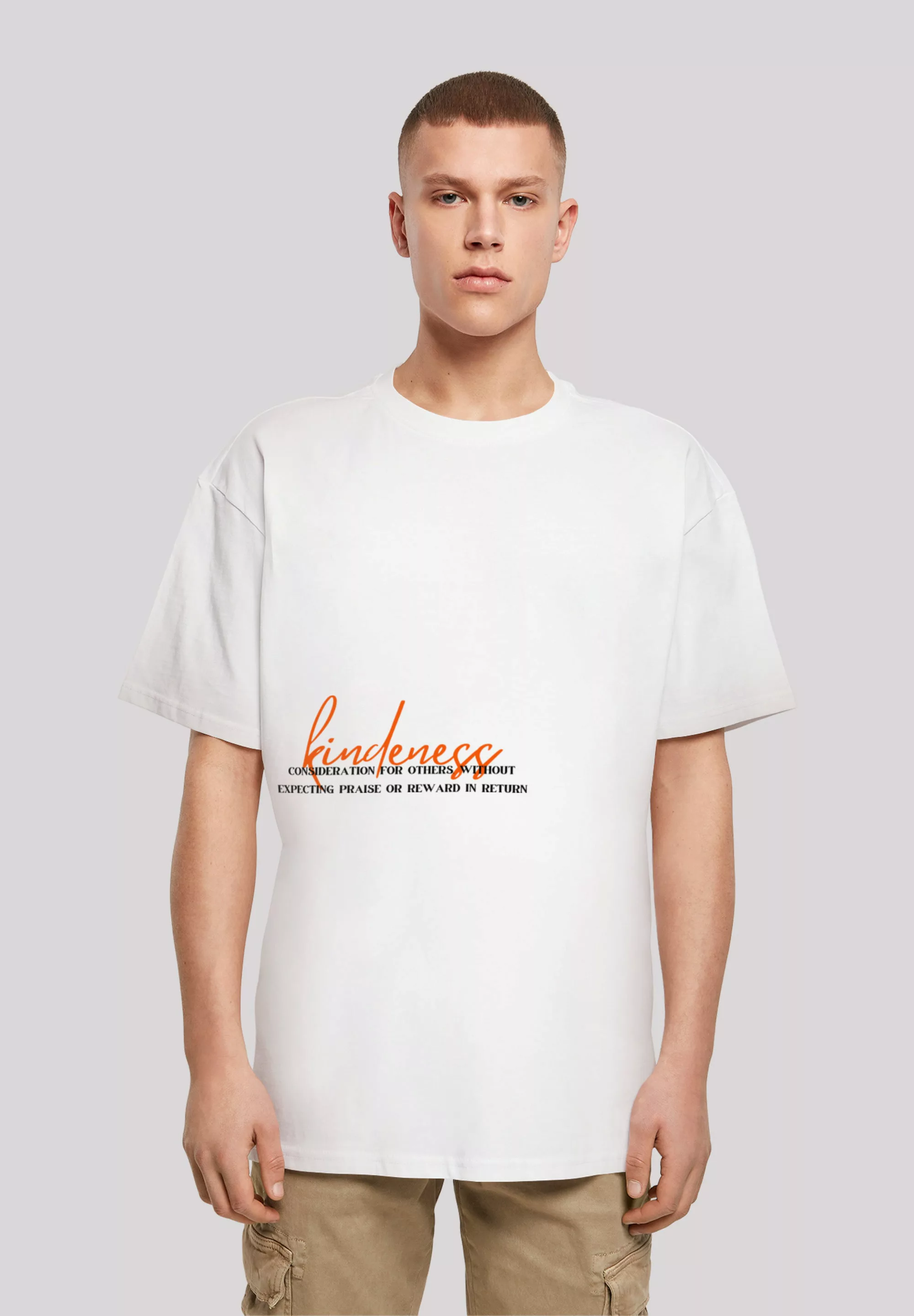 F4NT4STIC T-Shirt "kindness OVERSIZE TEE", Print günstig online kaufen
